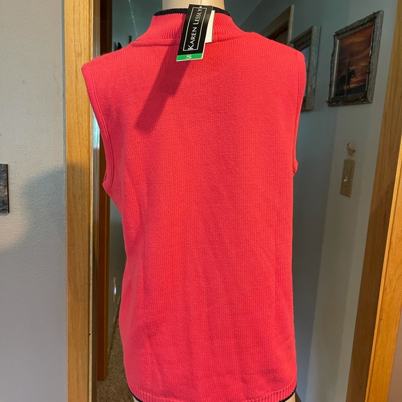 Vintage Karen Lessly Sweater Vest, Size Small - Picture 3 of 3